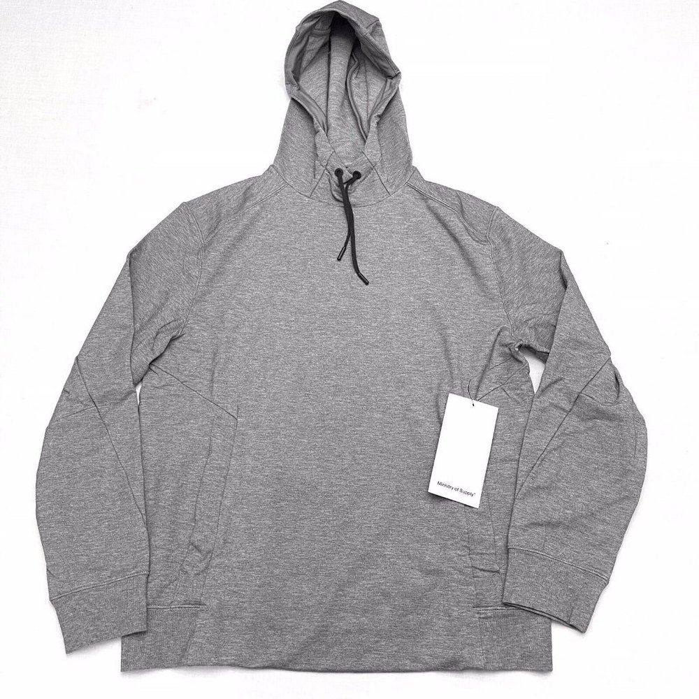 Ministry Of Supply Women’s Gray Fusion Terry For All Hoodie Size XS NWT